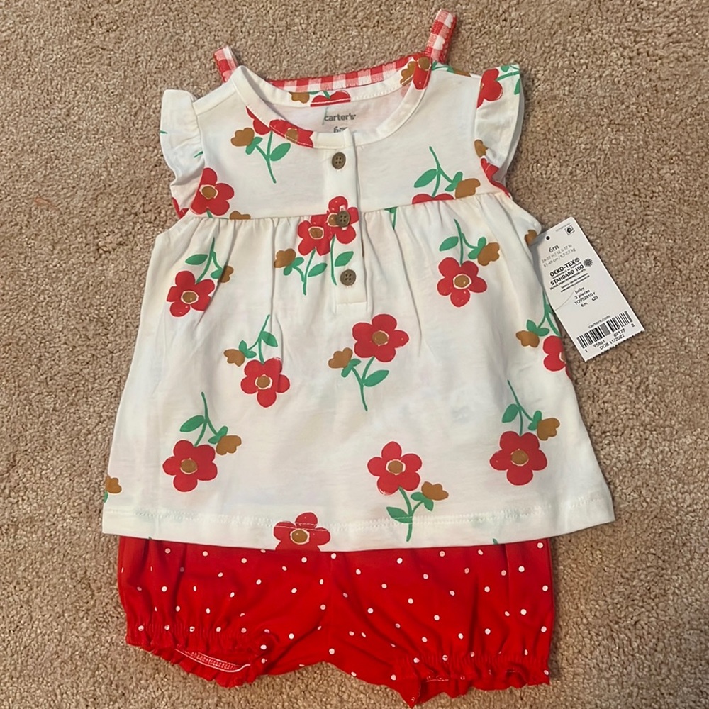 Baby 3-Piece Floral Little Short Set